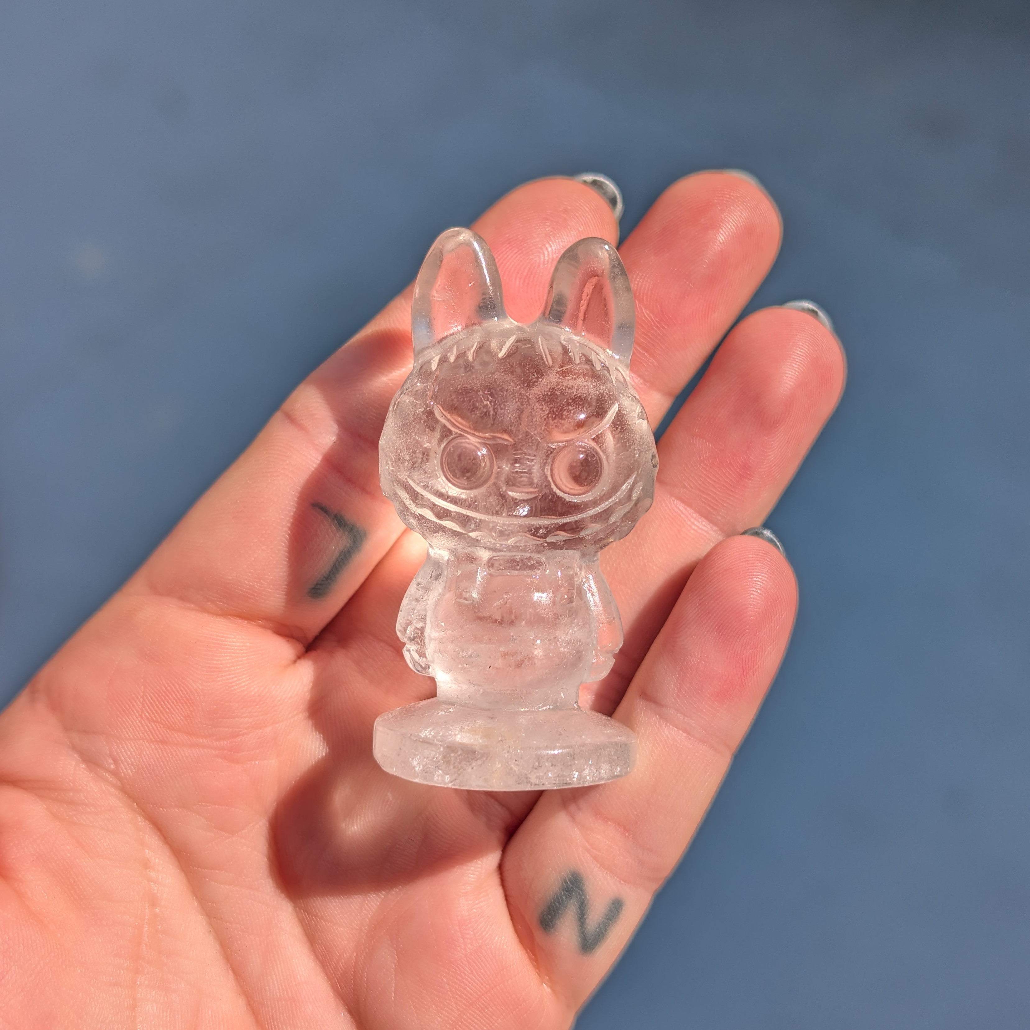 Clear Quartz "Labubu"