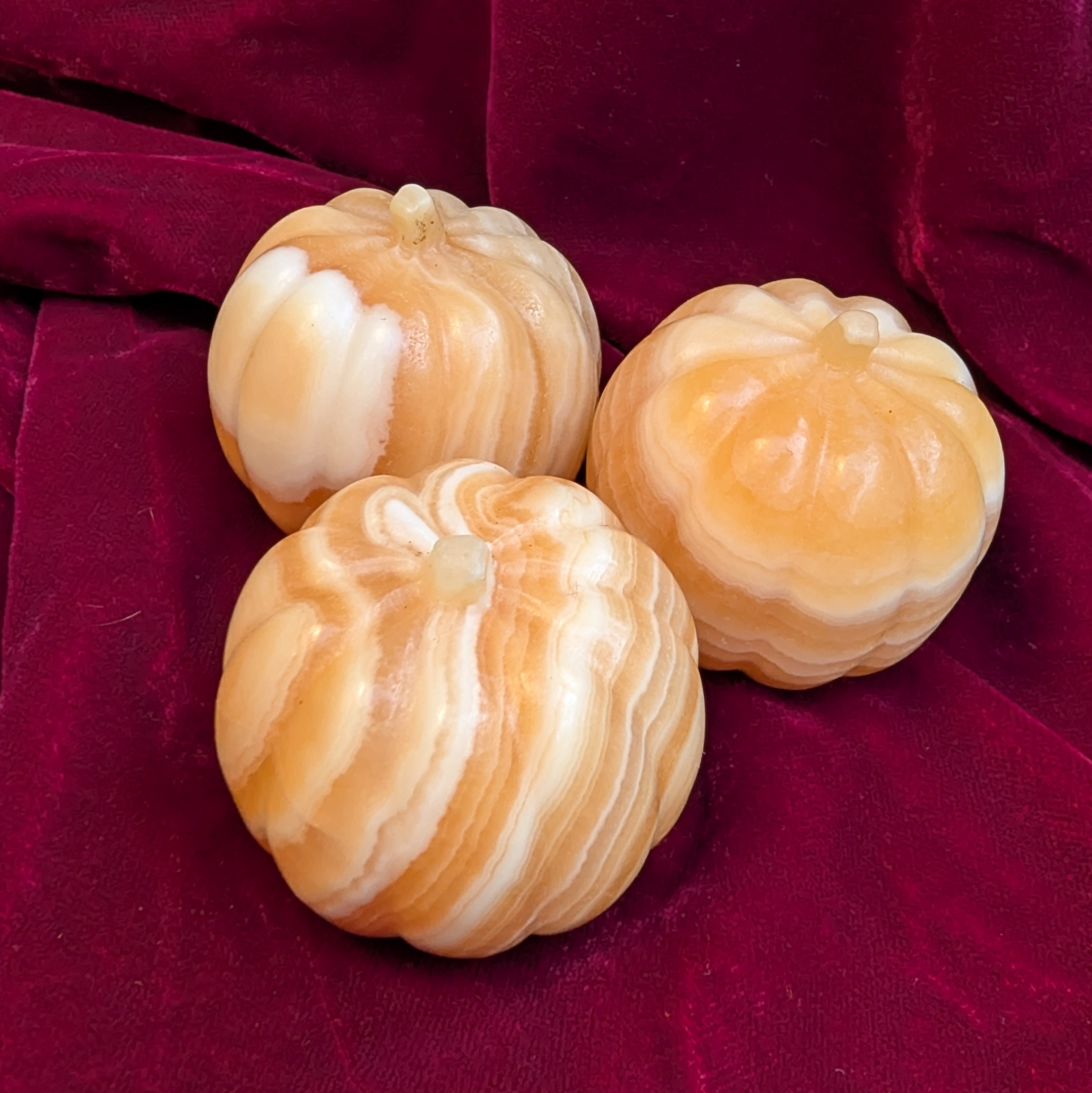 Orange Calcite Pumpkin