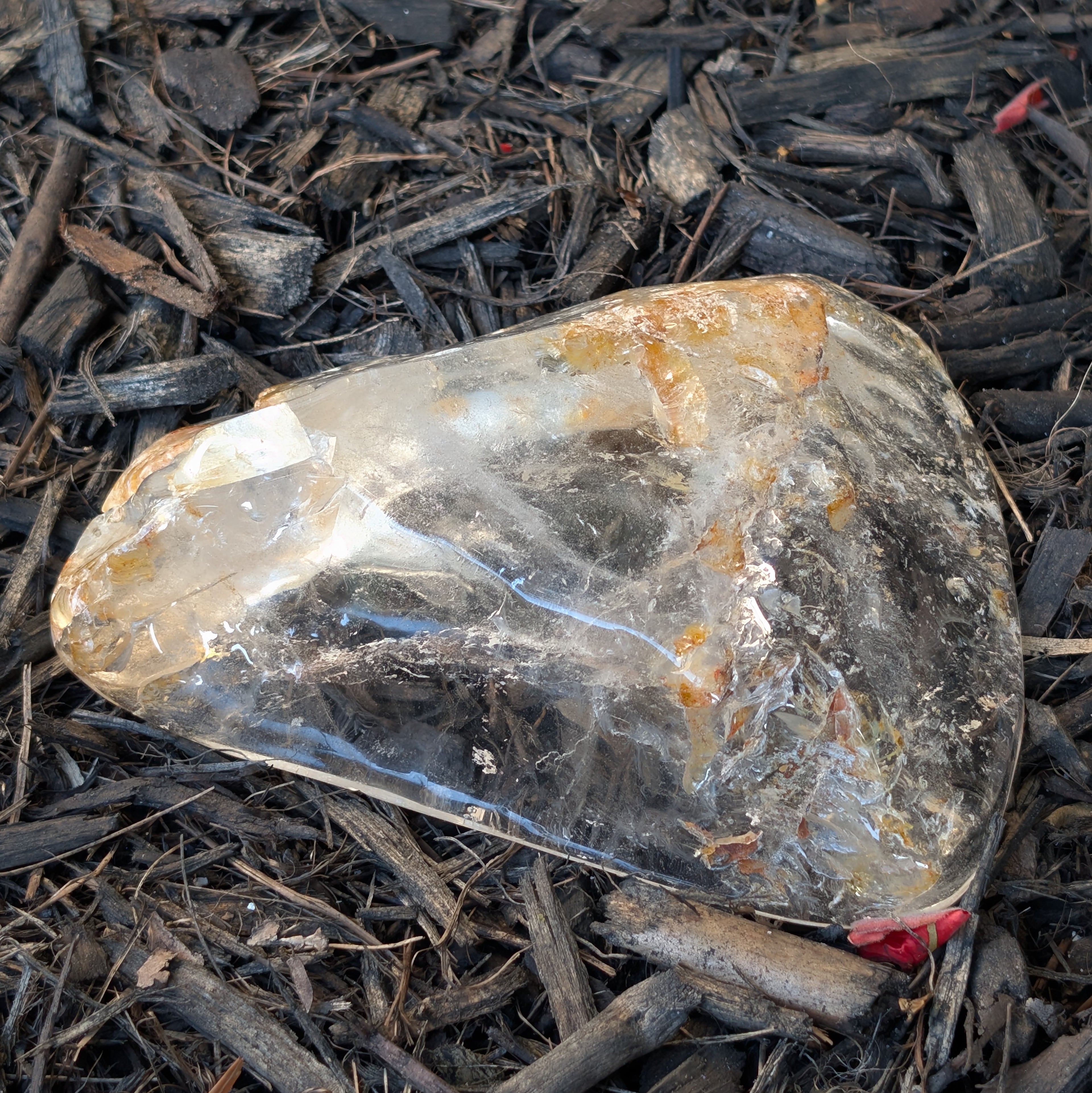 Golden Healer Quartz Offering Dish