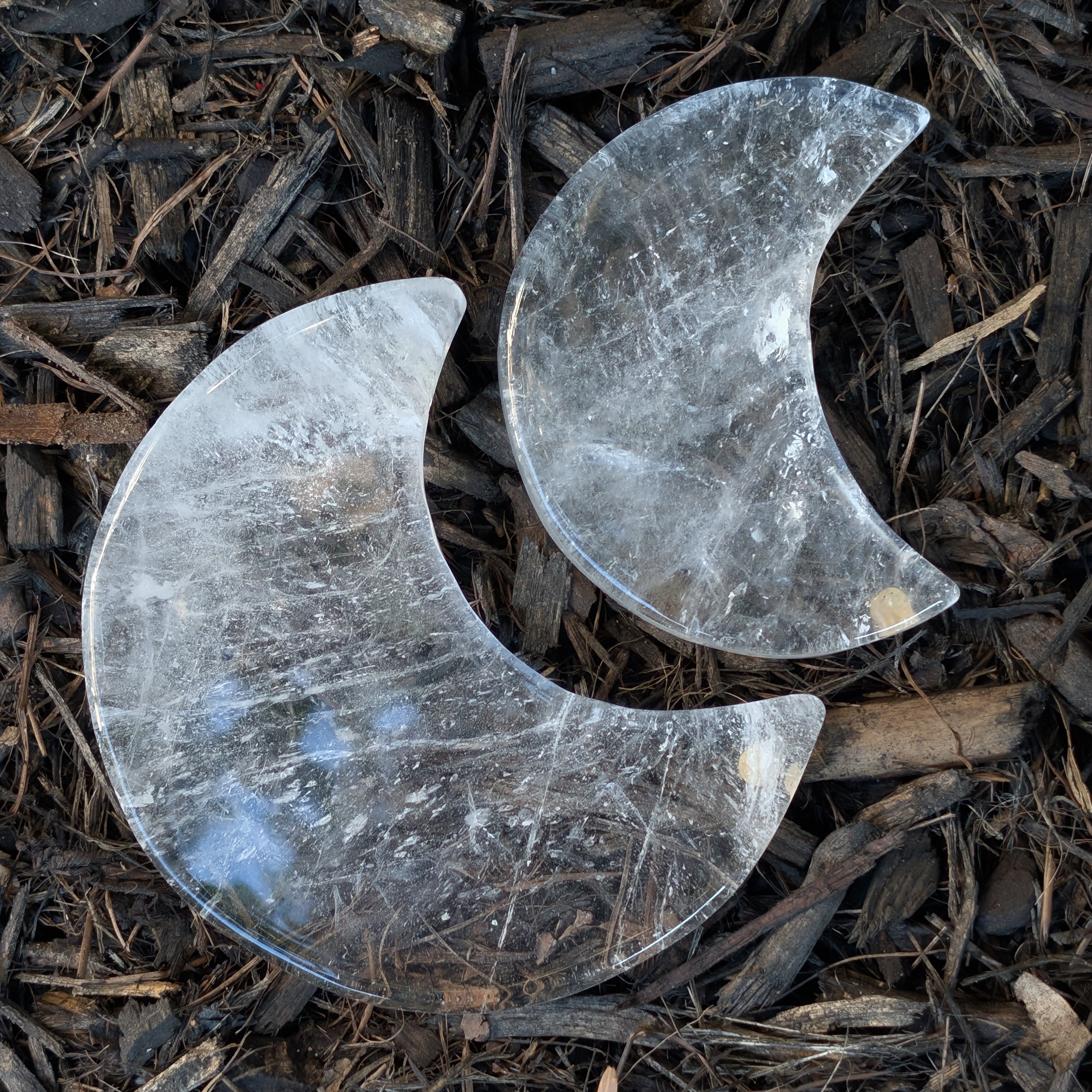 Clear Quartz Moon