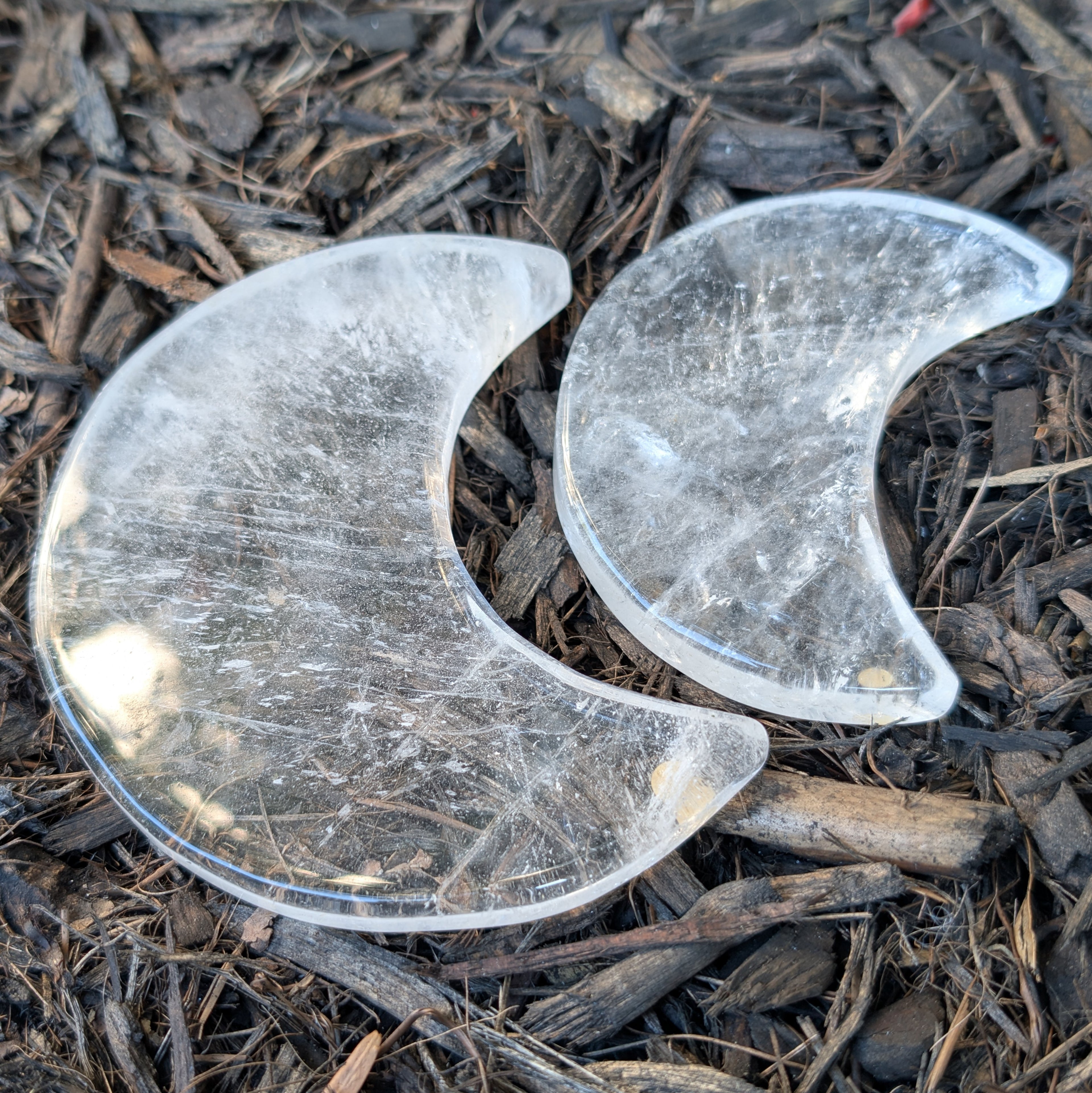 Clear Quartz Moon