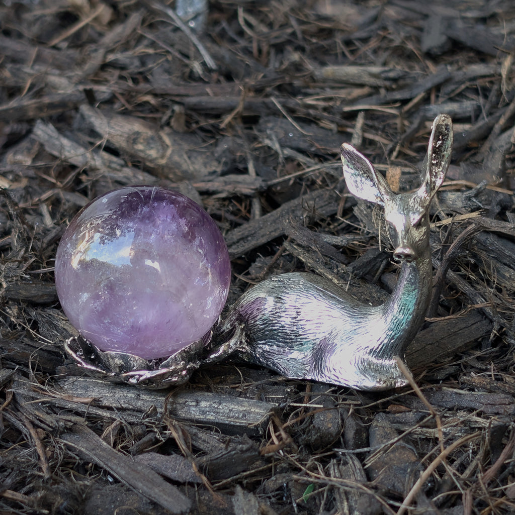 Ametrine (Amethyst + Citrine) Small Sphere