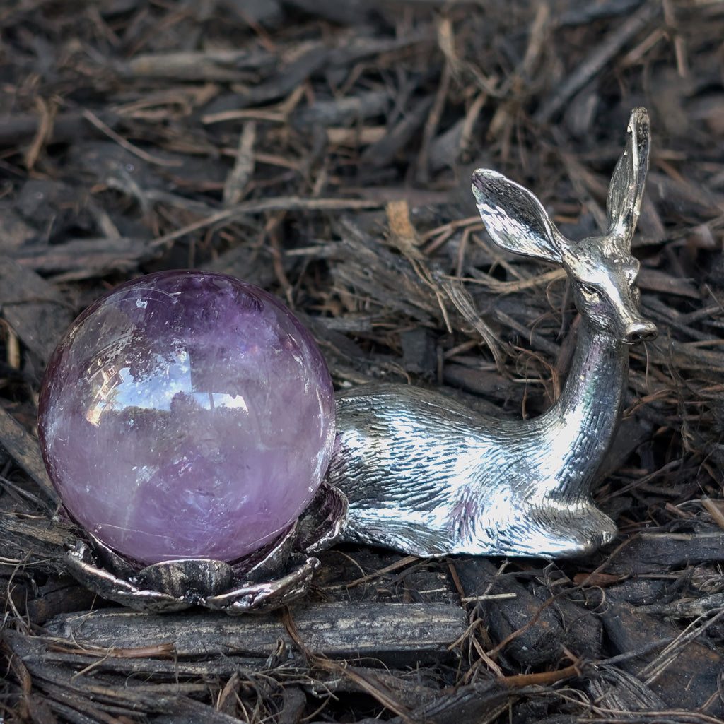 Ametrine (Amethyst + Citrine) Small Sphere