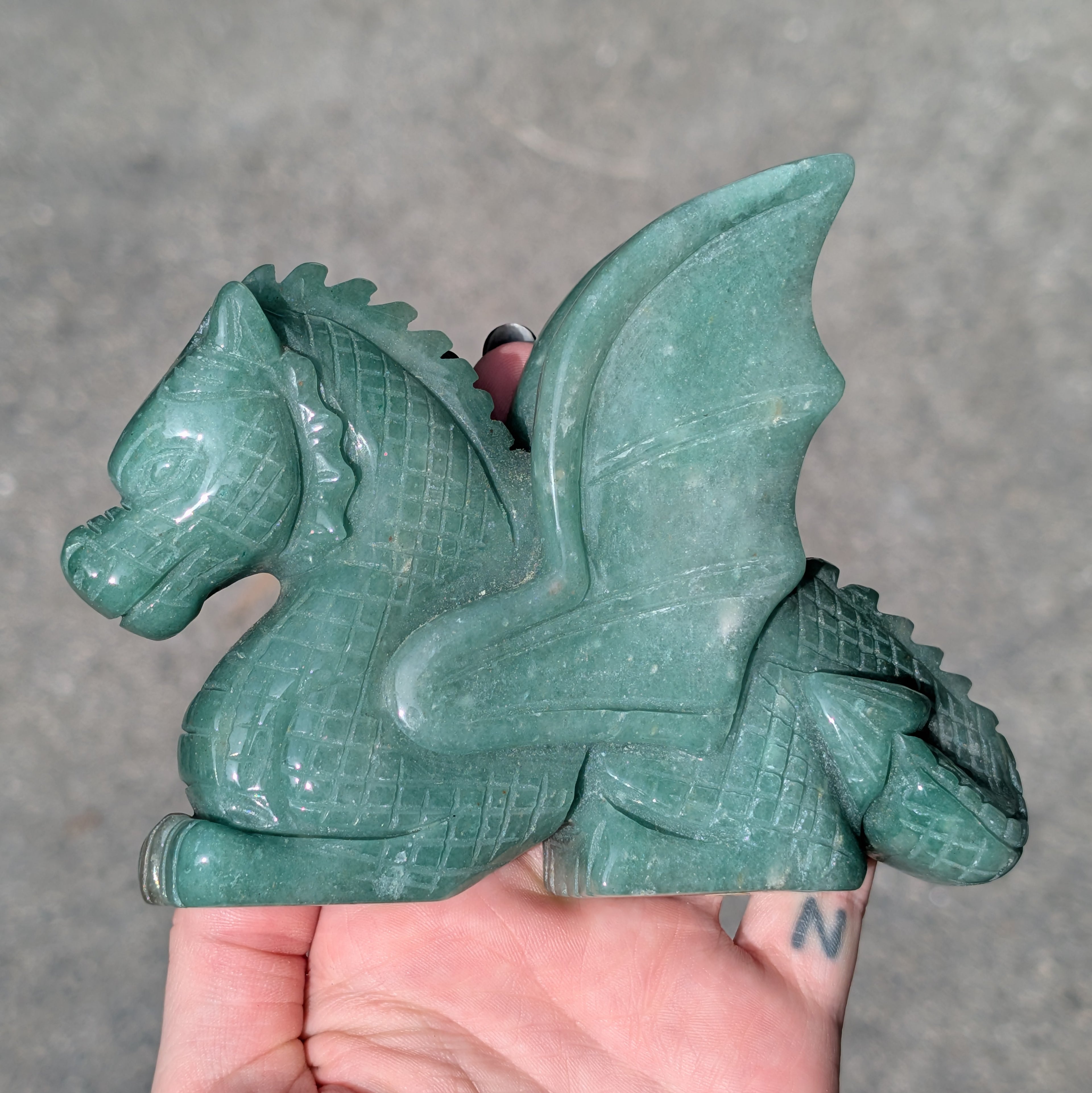 Green Aventurine Dragon