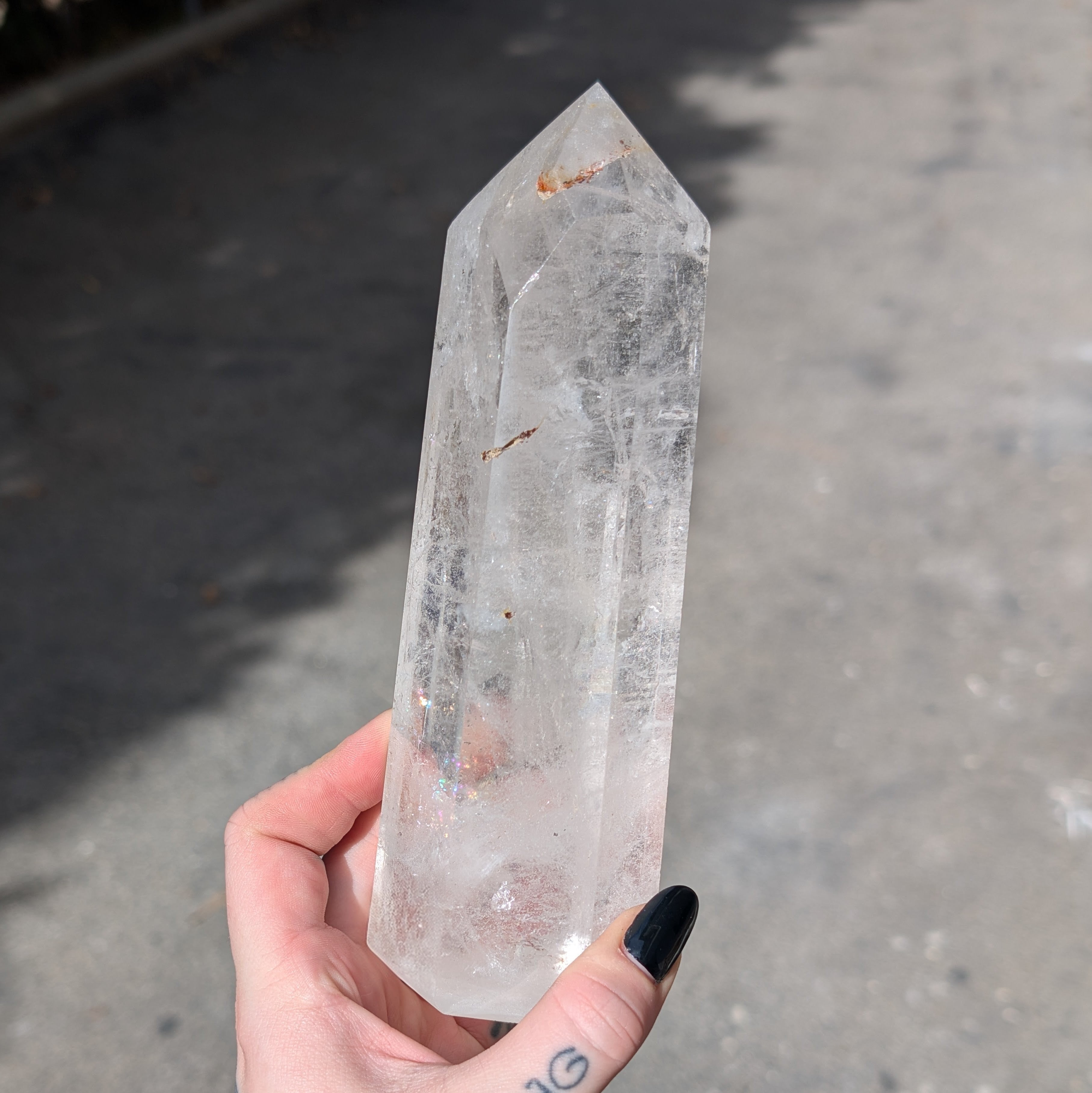 Inclusion Quartz Tower (Taller)