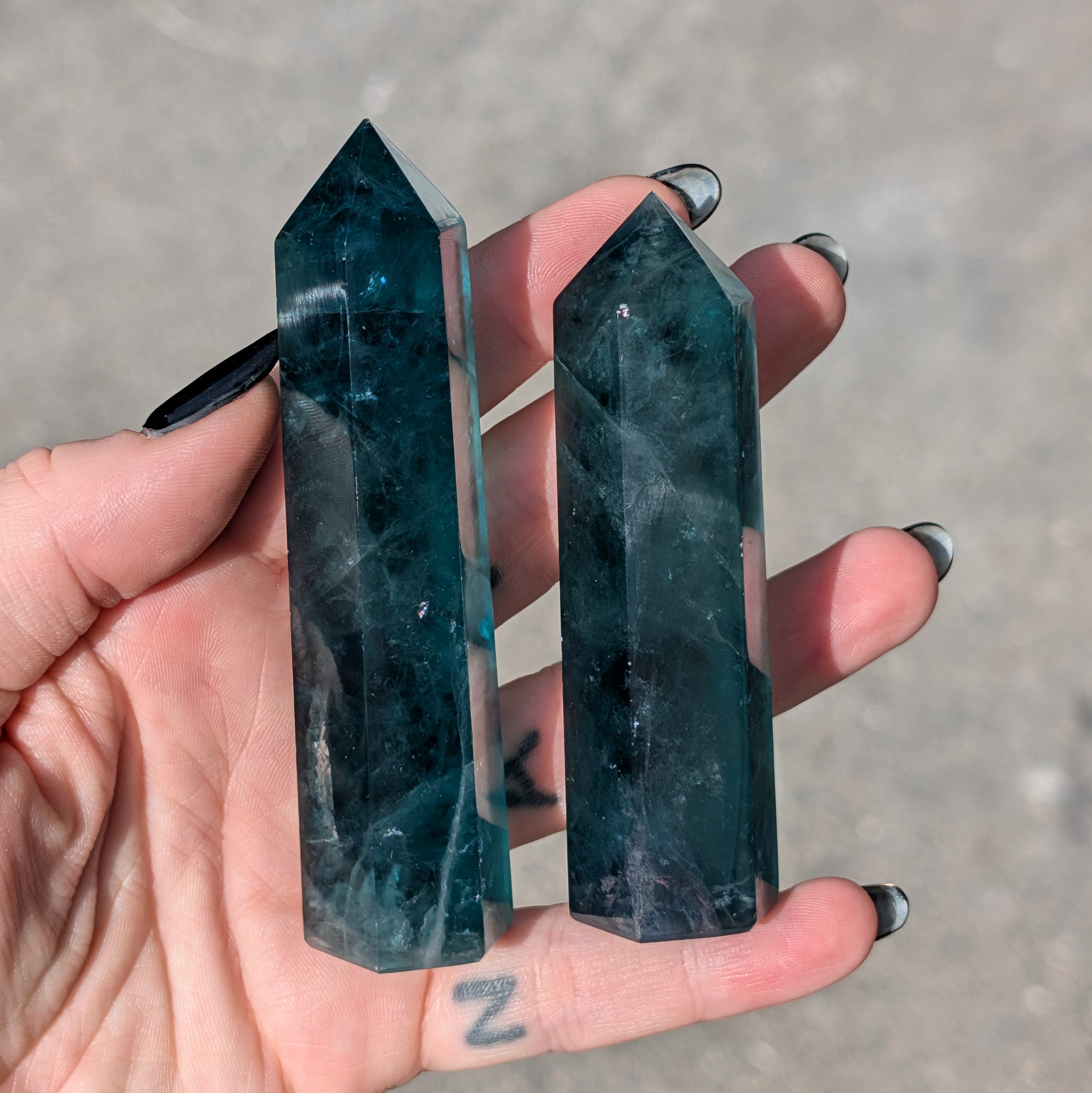 Emerald Green Fluorite Towers