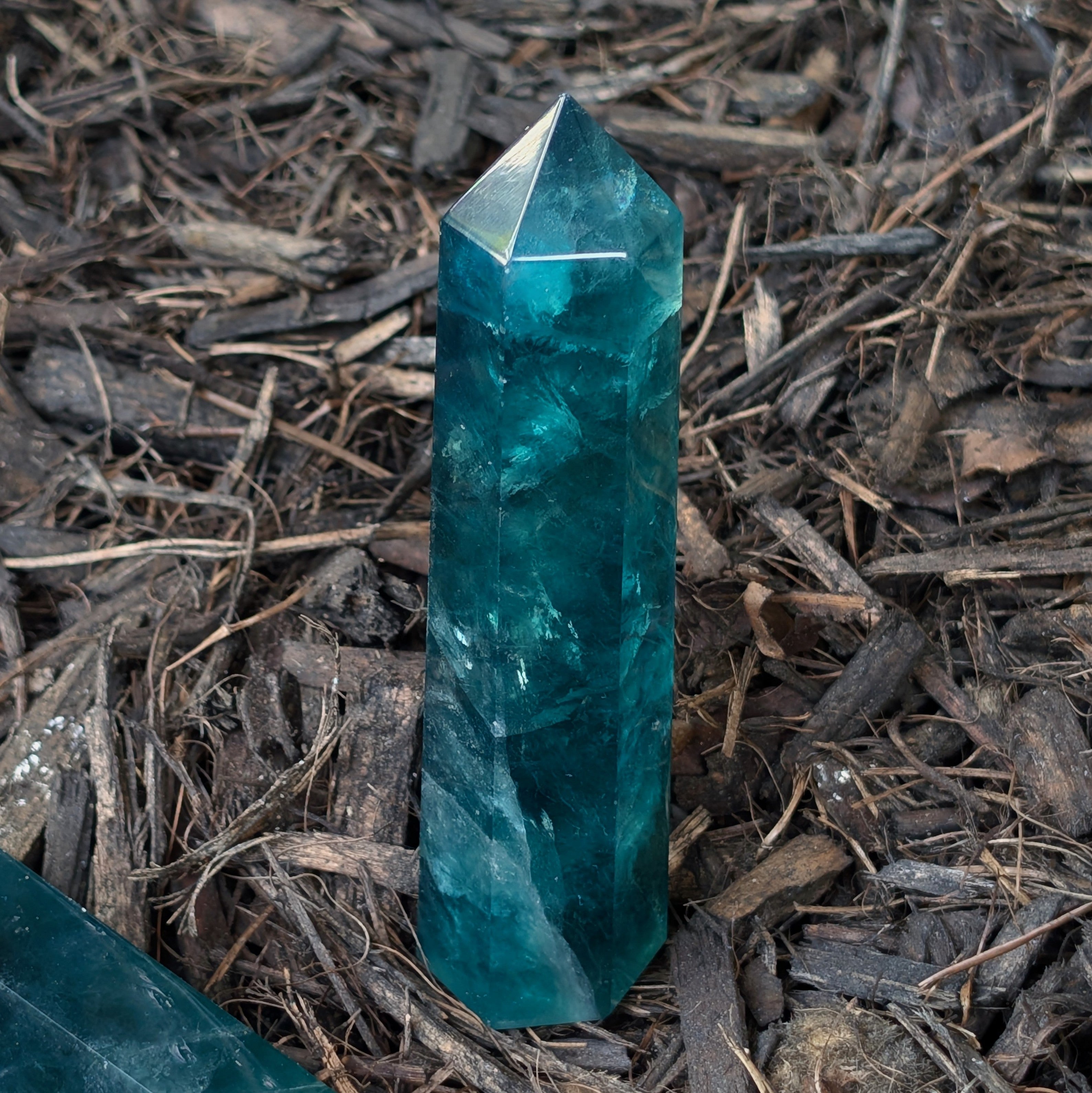 Emerald Green Fluorite Towers