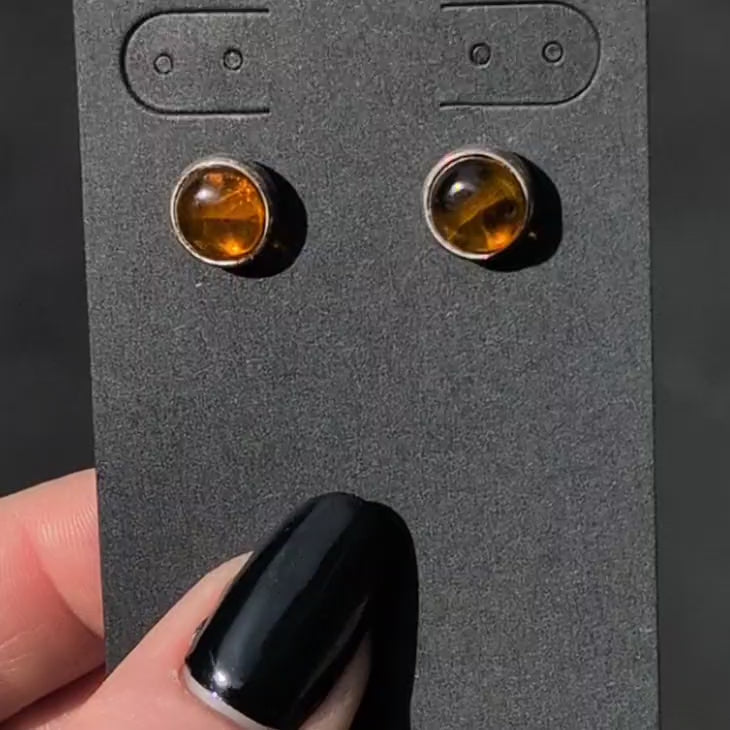 SAP - Amber Studs